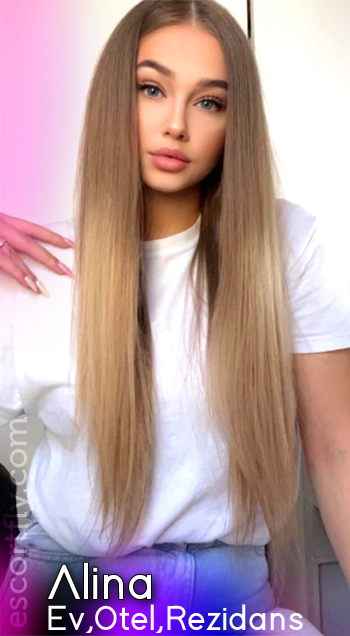 Alanya Escort Rus Bayan Alina Uzun Saçlı Manken